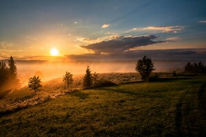 Un couché de soleil représentant toute une vie avec un compte Soba gratuit